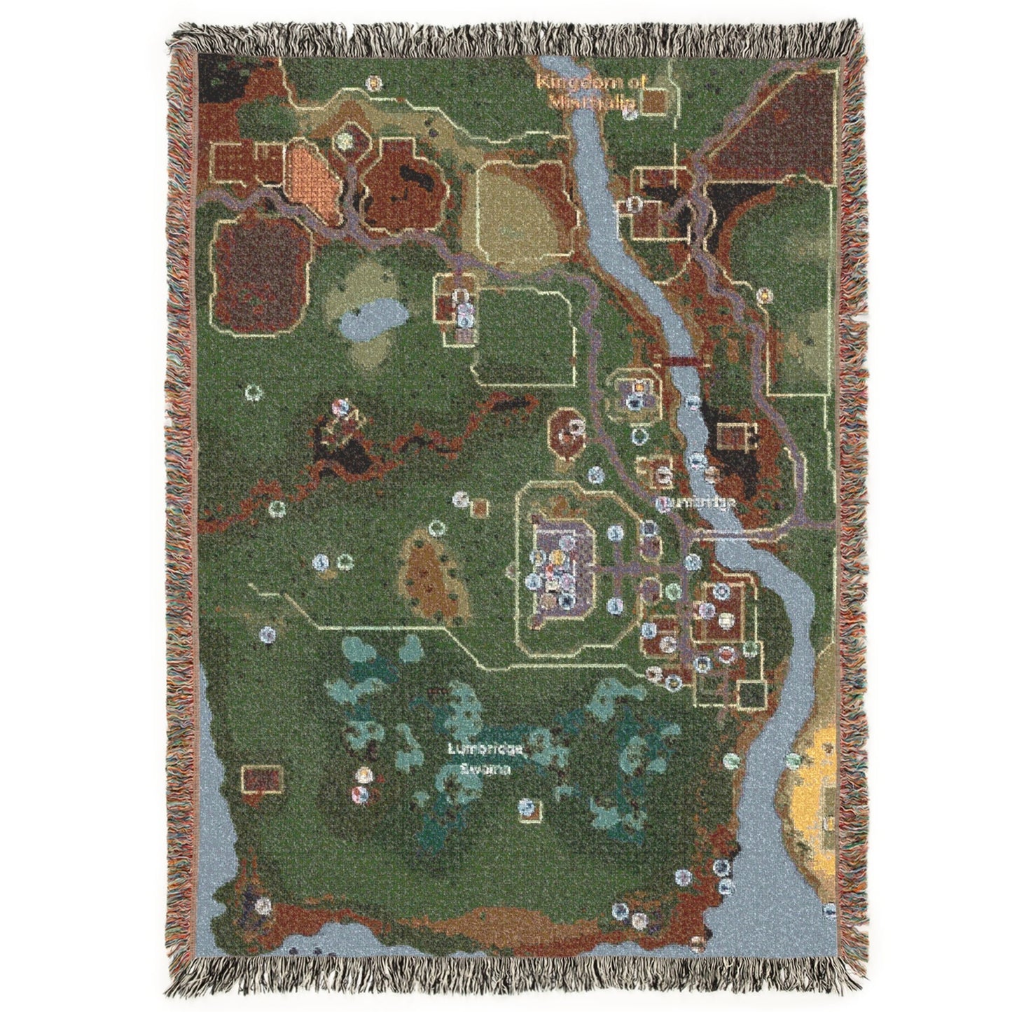 Lumbridge Map Blanket